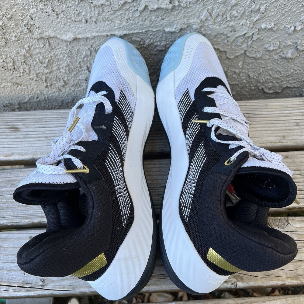 Adidas Shoes Men Size 13.5 DON Issue 1 White Donovan Mitchell DON Basketball - Picture 4 of 12